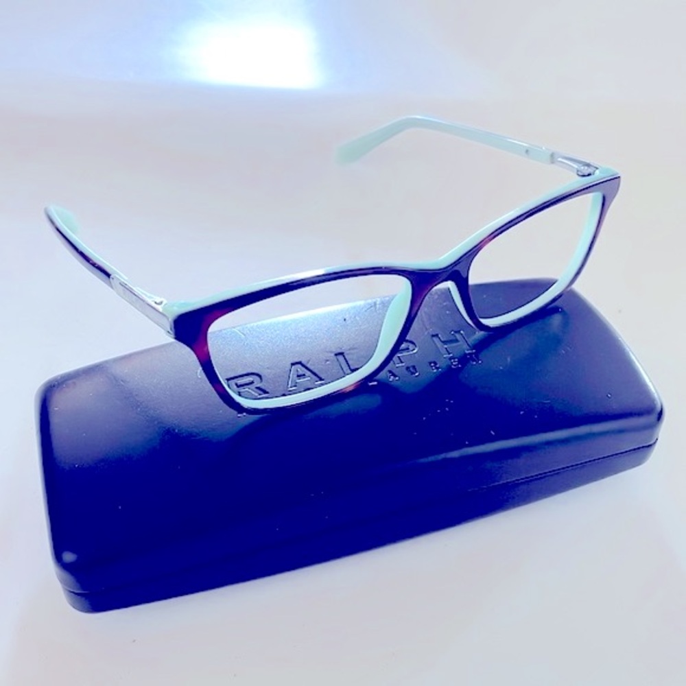 Ralph by Ralph Lauren Women's RX-Ready Eyewear Frames 52-16-135 mm & Case